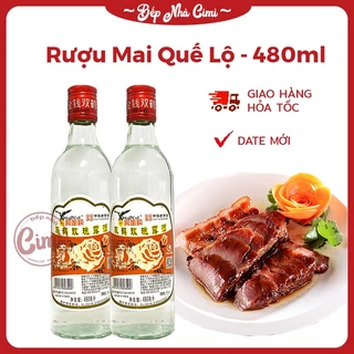 Gia Vị Rượu Nấu Ăn Mai Quế Lộ 480ml - Mai Quế Lộ Hoa Hồng - Bếp Nhà CIMI