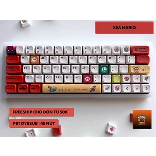 Keycap Mario Đỏ Nhựa PBT Profile XDA