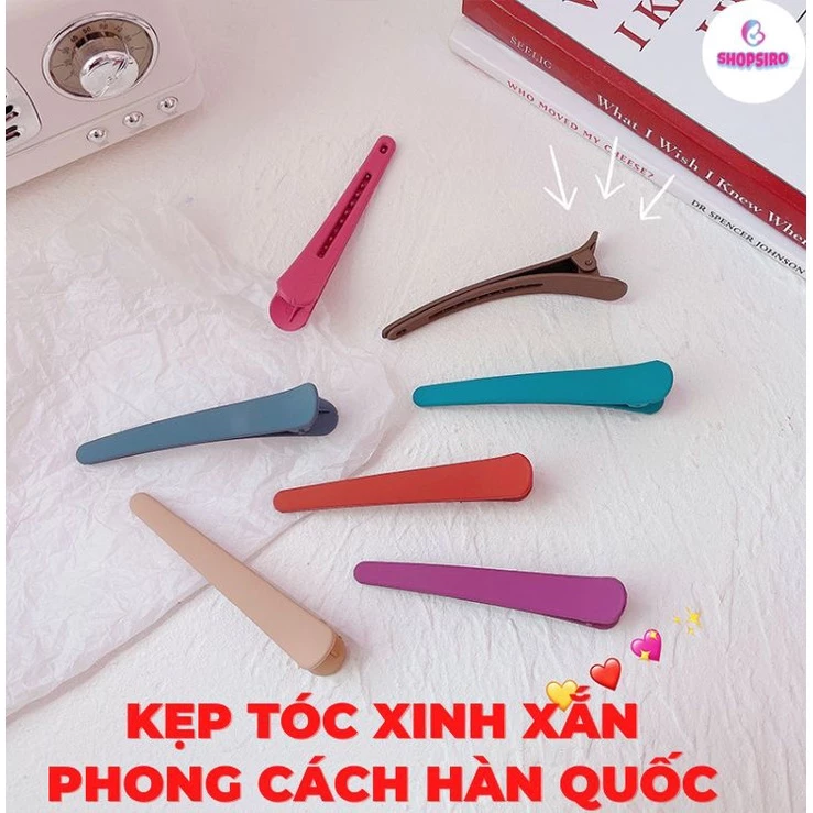 Kẹp tóc nữ, kẹp tóc bé gái, kẹp càng cua M18 xinh xắn phong cách Hàn Quốc đủ màu cho các Mẹ lựa chọn