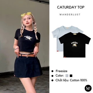 Áo Caturday Top