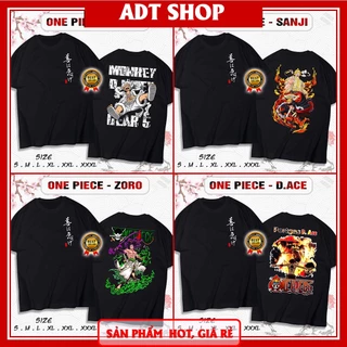 Áo One Piece mẫu mới, Áo Anime in hình Luffy, ACE, Sanji, Zoro cực ngầu ADT