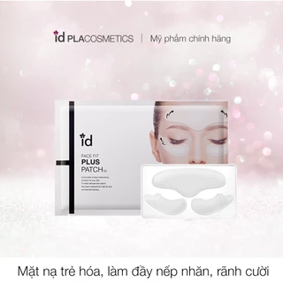 Mặt nạ trẻ hóa da Face Fit Plus Patch ID Placosmetics làm đầy nếp nhăn gel nước 3D hộp 4 miếng