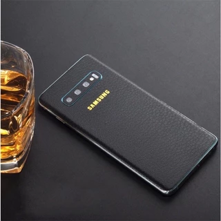 MIẾNG DÁN LƯNG SKIN VÂN GIẢ DA SAMSUNG S23 ULTRA NOTE 10 NOTE 10 PLUS S20 ULTRA NOTE 20 S10 5G S10 PLUS NOTE 8 NOTE 9 S8