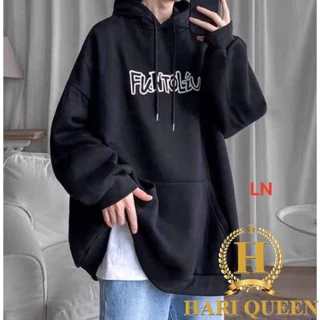 Áo hoodie Funtoliu in nổi HARIQUEEN