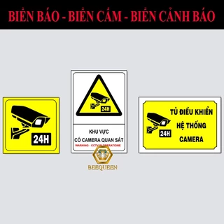 Biển Báo - Biển Cảnh Báo Khu Vực Có Camera Giám Sát