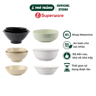 Tô nhựa Melamine cao cấp đa dạng mẫu mã, màu sắc Srithai Superware Thái Lan