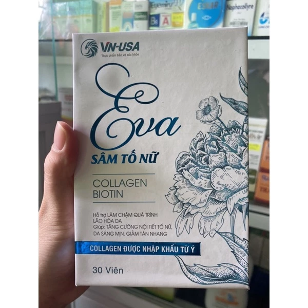 Viên uống nội tiết EVA SÂM TỐ NỮ - hộp 30 viên