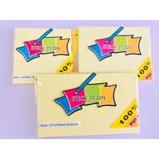 Sỉ 20 tập Giấy note Stick it on, Giấy nhớ Hàng chuẩn đủ kích cỡ