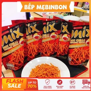 Lốc 6 gói Bim bim que MIX vị cay thái lan 50g/gói