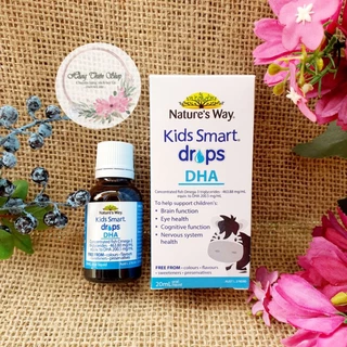 (Bill úc) DHA cho bé từ 4 tuần tuổi Nature's way kids smart drops dha 20ml