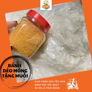 [Chay]1KG Bánh Tráng Rìa Dẻo Tặng Kèm Hũ Muối Nhuyễn Phơi Sương Mềm Dẻo Không Chua Không Mặn