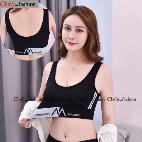 Áo bra nữ , áo nữ dáng ngăn chất thun gân có mút ngực Chely_fashion