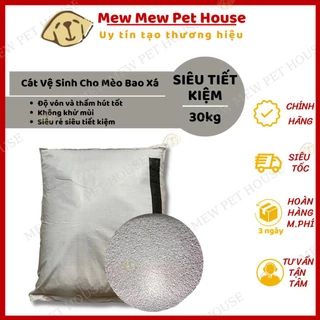 [GIAO TỈNH] Cát Vệ Sinh Cho Mèo Siêu Tiết Kiệm Bao Xá 30Kg