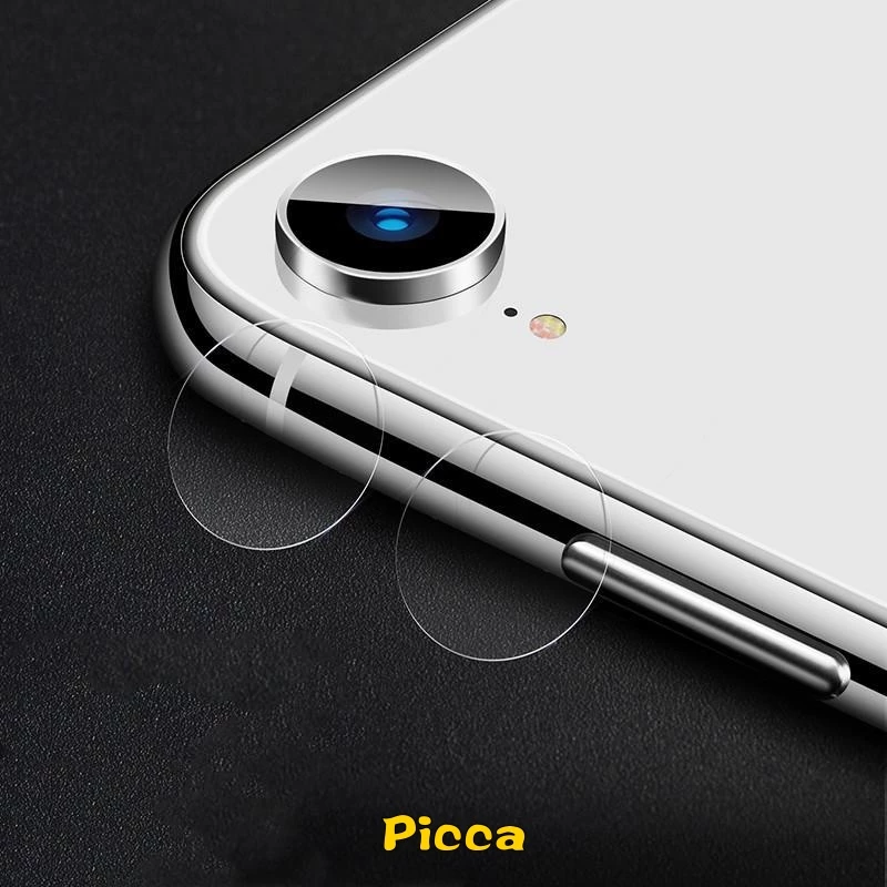 1 Kính Cường Lực Siêu Mỏng Chống Bụi Bảo Vệ Ống Kính Máy Ảnh Cho iPhone 7 8 Plus 6 6s Plus XR X XS MAX SE 2020