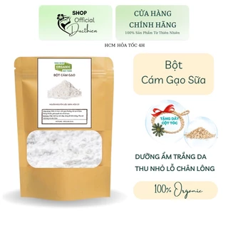 100g, 200g Bột Cám Gạo Sữa Nguyên Chất Handmade - (Mask Dưỡng Trắng, Mờ Thâm Sạm) - Hàng Nguyên Chất Cam Kết Không Pha