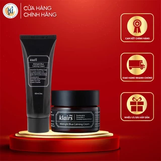 Kem Dưỡng Ẩm, Làm Dịu Và Phục Hồi Da Ban Đêm Dear Klairs Midnight Blue Calming Cream 30ml/60ml