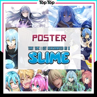 Poster Anime Tensei Shitara Slime Datta Ken- Tôi Đã Chuyển Sinh Thành Slime, Áp Phích Dán Tường Trang Trí SLIME