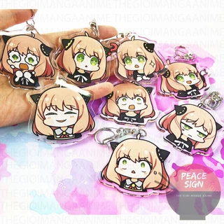 ( ANYA ) Móc khóa in hình SPY X FAMILY GIA ĐÌNH ĐIỆP VIÊN anime chibi mica trong acrylic