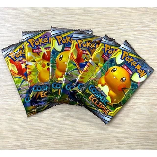 Combo 6 Túi Thẻ Bài pokemon Tcg Trading Card Game 1 Bộ 8 Lá - Đồ Chơi Trẻ Em