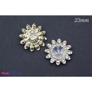 Charm mặt trời đá trong 23mm