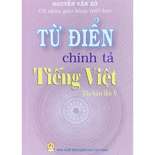 Sách - Từ điển chính tả Tiếng Việt - Tái bản lần V