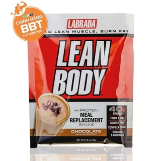 (Có nhiều lựa chọn) Lean Body Gói, Bữa ăn thay thế dinh dưỡng tiện lợi của Labrada dành cho Gymer, dân thể thao