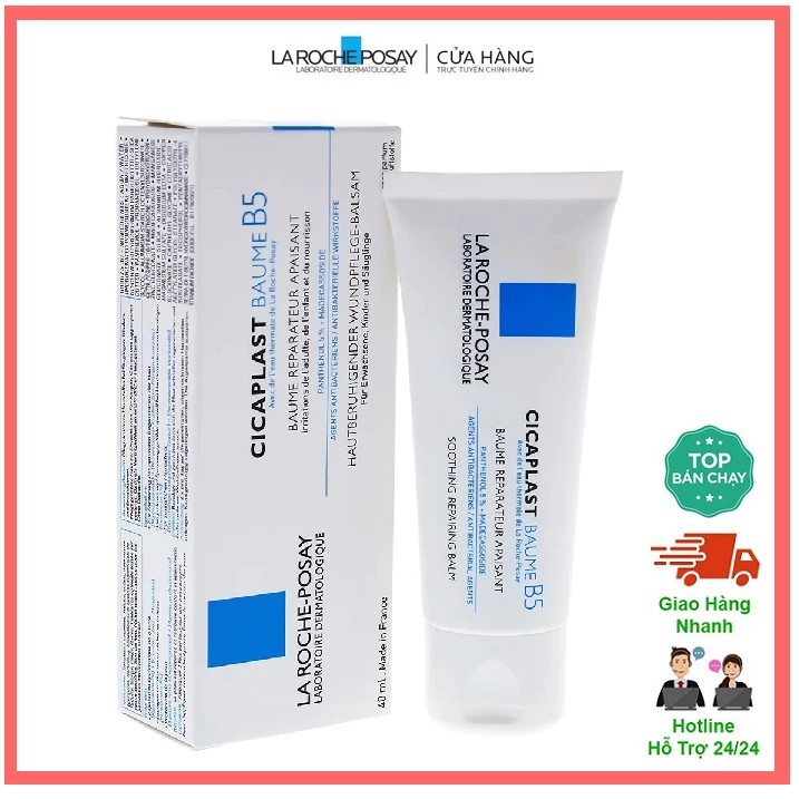 Kem Dưỡng La Roche Posay b5 phục hồi da Cicaplast b5 Baume 40ml