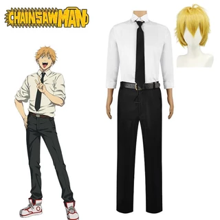 Bộ đồ hóa trang nhân vật Chainsaw Man Denji dịp Halloween cho bé trai/ cỡ lớn