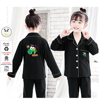 đồ bộ mặc nhà dễ thương bé gái unisex in hình khủng long size đại cá tính HD247 0312