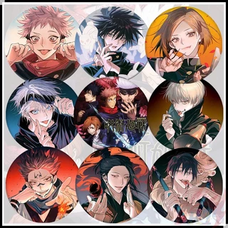 ❣️1 Huy Hiệu Anime Jujutsu Kaisen Kích Thước 58MM❣️ Ghim Cài Áo Hình Anime 9 Kiểu