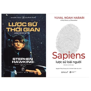 Sách - Combo 2Q: Lược Sử Thời Gian + Sapiens: Lược Sử Loài Người