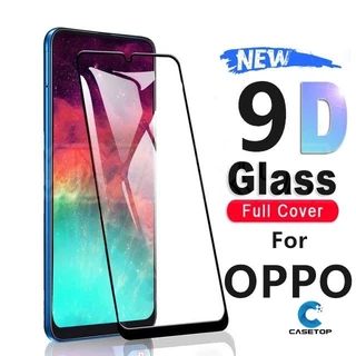 Kính Cường Lực 9D Cho OPPO A15 / 95 / 17 / 16 / 57 / 12 / 3S / 54 / 1K / 94 / 37 / 77 / 5S / 7 / 9 / 11K / 53 / 11 / 33 / 5 / 31 / 7 Vỏ Bọc Vô Lăng Xe Hơi Chống Trầy Xước Tiện Dụng