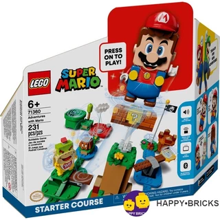 [HAPPY•BRICKS] LEGO SUPER MARIO - 71360 - NHỮNG CUỘC PHIÊU LƯU VỚI MARIO BỘ KHỞI ĐẦU - ADVENTURES WITH MARIO STARTER COU