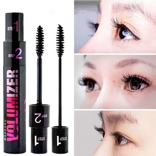 Set 1 + 2 Mascara 2 Trong 1 Giúp Làm Dài Dày Và Cong Mi Hiệu Quả