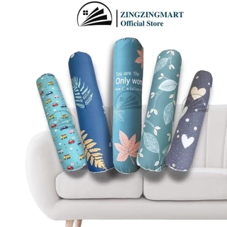 Gối ôm dài ZingZingMart kích thước 30x95cm cotton Hàn cao cấp gồm vỏ + ruột