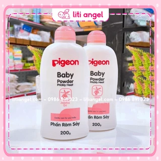 Phấn Rôm Sảy Pigeon Nắp Hồng 100g 200g cho bé