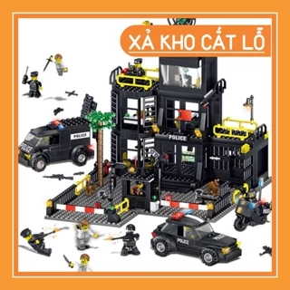 [hot] BỘ ĐỒ CHƠI XẾP HÌNH LEGO TRỤ SỞ CẢNH SÁT, LEGO OTO, LEGO ROBOT, LEGO THUYỀN, LEGO TRỰC THĂNG, LEGO XE quá rẻ