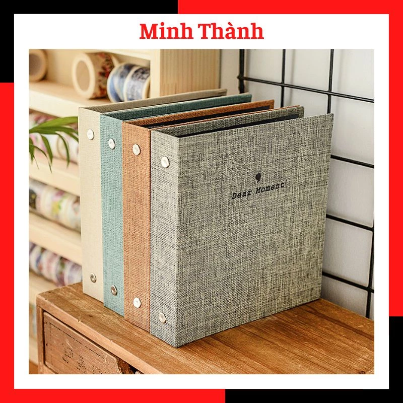 Album đựng ảnh 6x9, 9x13 đẹp bìa Dear Moment tại Tiệm ảnh Minh Thành