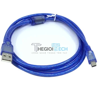 Cáp lập trình PLC HMI MT6070iH, USB-Q, Cáp USB to mini USB, FX3G XBC PLC Mini Port, GT09-C30USB-5P dài 1.5 3 5 0.3 m