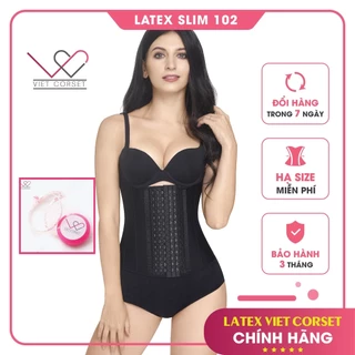 [VIỆT CORSET] [COMBO LATEX SLIM 102 & THƯỚC DÂY] Gen nịt bụng Latex slim 102 giảm eo hiệu quả & Thước dây tự động