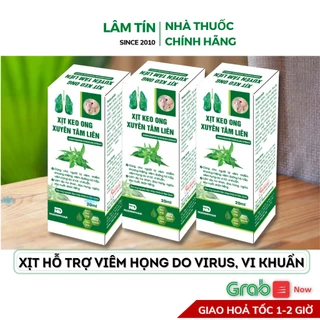 Xuyên Tâm Liên Xịt Họng Keo Ong Làm Dịu Các Cơn Đau, Ngứa, Rát Họng ( Lọ 20ml )