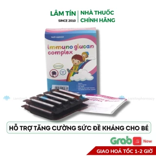 ✅(Chính Hãng)  ImunoGlukan - Hỗ trợ tăng cường sức đề kháng cho bé Immuno Glucan ComPlex 20 ống (Tặng quà Chất)