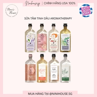 [NHIỀU MÙI] Gel sữa tắm tinh dầu thư giãn dòng Aromatherapy Bath and Body Works 295ml