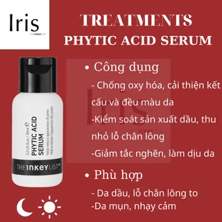 ✅ Phytic Acid Serum - The INKEY List (BILL CANADA)
