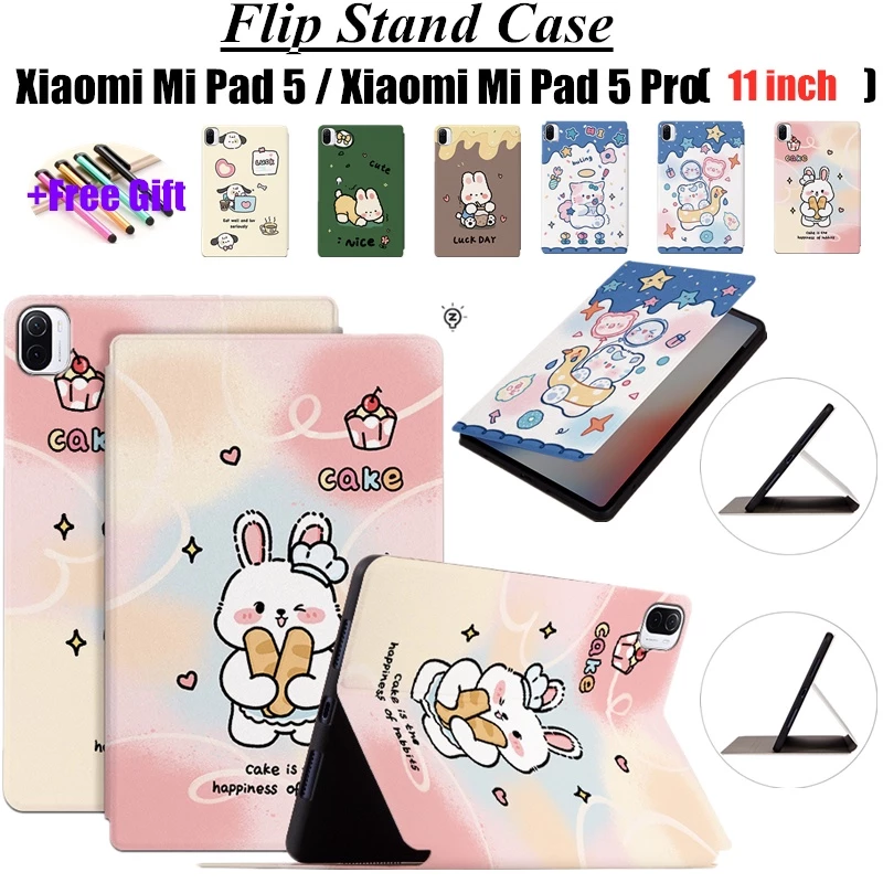 Bao Da Máy Tính Bảng Nắp Lật Chống Sốc Cho Xiaomi Mi Pad 5 / Xiaomi Mi Pad 5 Pro 11 inch Đứng