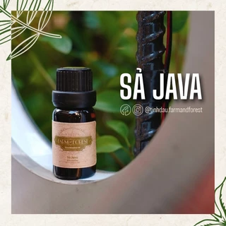 Tinh Dầu Sả Java 10ml 30ml 100ml, Tinh Dầu Thiên Nhiên Nguyên Chất, Farm & Forest, Làm Thơm Phòng, Khử Mùi, Giảm Căng T