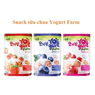 Bánh snack sữa chua Mom's Care Yogurt Farm cho bé 8m+ (Date T10.2024)