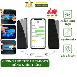 Cường lực tự dán TAHOTO Chống nhìn trộm cho các dòng máy IP từ x đến 14promax