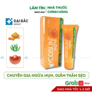 Yoosun Nghệ Kem mờ thâm, giảm sẹo, giảm mụn , hàng chính hãng , tuýp 25g