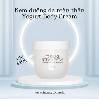 [ Giá Gốc ] Kem Body Sữa Chua Hanayuki